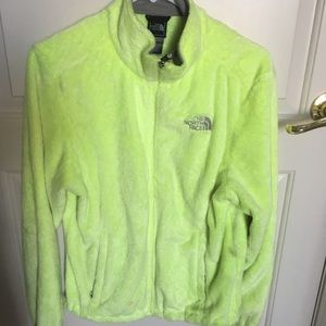 Neon yellow North Face